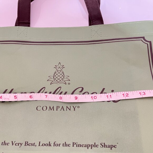 HONOLULU COOKIE CO. 15"x11"x5" REUSABLE SHOPPING BAG /NWOT - Picture 10 of 10
